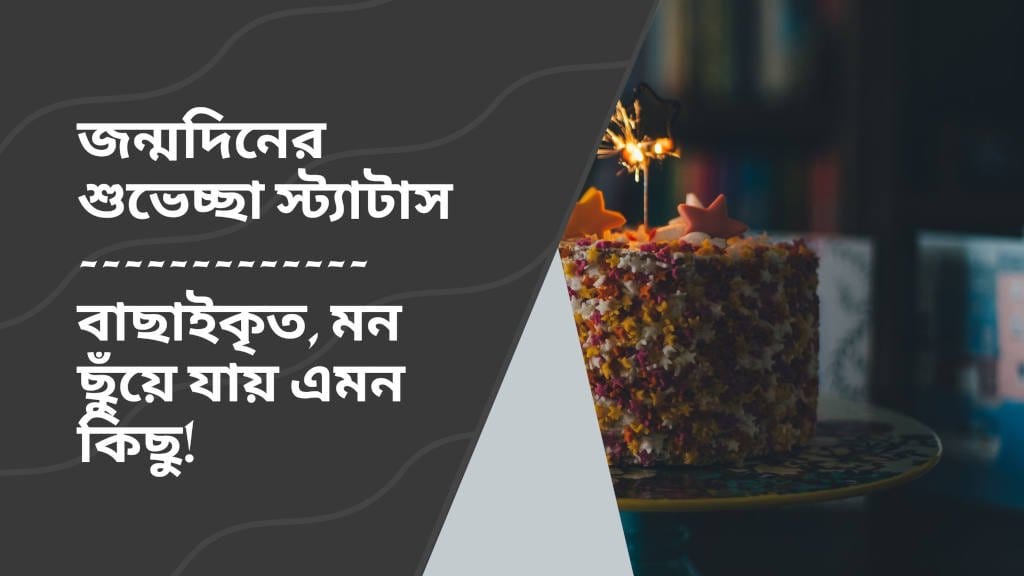 জন্মদিনের শুভেচ্ছা স্ট্যাটাস - বাছাইকৃত, মন ছুঁয়ে যায় এমন কিছু!